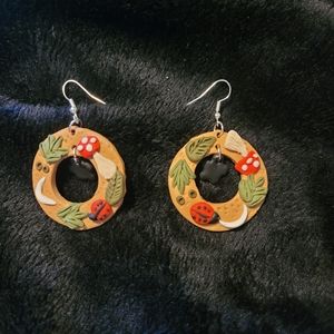 Polymer clay earrings